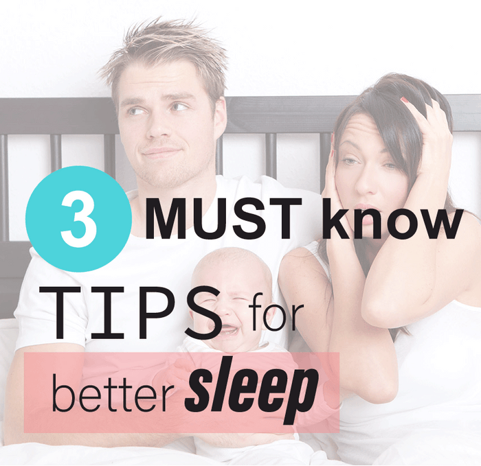 3 Must-know tips for better newborn sleep!